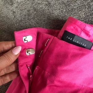 NWOT- The Limited Hot Pink Fuscia Dress Shorts